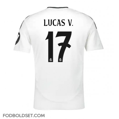 Real Madrid Lucas Vazquez #17 Hjemmebanetrøje 2024-25 Kortærmet